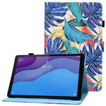 Lenovo Tab M10 (3. generation) TB-328FU / TB-328XU A2, beskyttende smartcover i PU-læder med mønstertryk, justerbart stativ, kortlommer og penholder