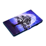 For Lenovo Tab M10 Plus (3rd Gen) / Xiaoxin Pad 2022 10.6 inch PU Leather Smart Auto Wake / Sleep Cover A3 Pattern Printing Stand Card Slots Protective Tablet Case with Pencil Holder