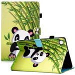 For Lenovo Tab M10 Plus (3rd Gen) / Xiaoxin Pad 2022 10.6 inch PU Leather Smart Auto Wake / Sleep Cover A3 Pattern Printing Stand Card Slots Protective Tablet Case with Pencil Holder