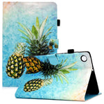 For Lenovo Tab M10 Plus (3rd Gen) / Xiaoxin Pad 2022 10.6 inch PU Leather Smart Auto Wake / Sleep Cover A3 Pattern Printing Stand Card Slots Protective Tablet Case with Pencil Holder