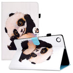 For Lenovo Tab M10 Plus (3rd Gen) / Xiaoxin Pad 2022 10.6 inch PU Leather Smart Auto Wake / Sleep Cover A3 Pattern Printing Stand Card Slots Protective Tablet Case with Pencil Holder