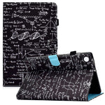 For Lenovo Tab M10 Plus (3rd Gen) / Xiaoxin Pad 2022 10.6 inch PU Leather Smart Auto Wake / Sleep Cover A3 Pattern Printing Stand Card Slots Protective Tablet Case with Pencil Holder