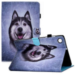 For Lenovo Tab M10 Plus (3rd Gen) / Xiaoxin Pad 2022 10.6 inch PU Leather Smart Auto Wake / Sleep Cover A3 Pattern Printing Stand Card Slots Protective Tablet Case with Pencil Holder