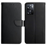 HT02 mobilskal för Oppo A57 4G / A57s 4G / A57 (2022) 5G / A77 5G / 4G / Realme Narzo 50 5G, Stötsäkert Nappatextur Äkta Läder mobilskal Plånboksfodral