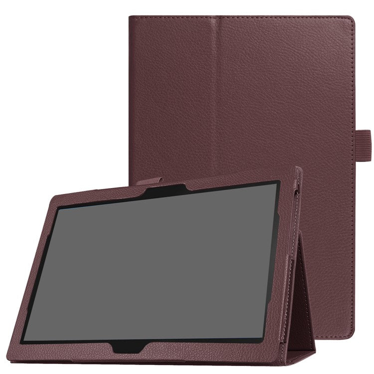 For Lenovo Tab 4 10 Plus / Tab 4 10 Litchi Skin Universal PU Leather Stand Case