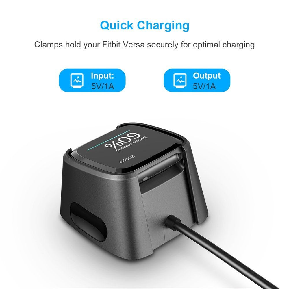 USB-opladerkabel til Fitbit Versa Smartwatch