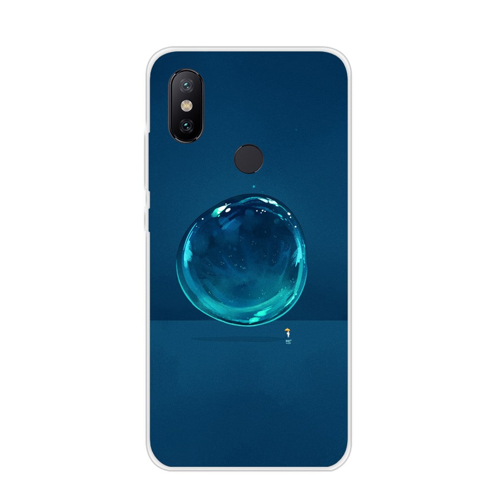 For Xiaomi Mi A2 / Mi 6X Pattern Printing TPU Protective Casing