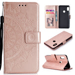 Imprinted Mandala Pattern PU Leather Protection Mobile Phone Case for Xiaomi Redmi Note 5 Pro (Dual Camera) / Redmi Note 5 (China)