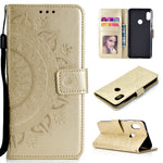 Imprinted Mandala Pattern PU Leather Protection Mobile Phone Case for Xiaomi Redmi Note 5 Pro (Dual Camera) / Redmi Note 5 (China)