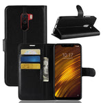 For Xiaomi Pocophone F1 / Poco F1 (India) Shell Litchi Grain Leather Case (Stand and Wallet)