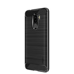 MOFI Carbon Fiber Texture Brushed TPU Protection Case for Xiaomi Pocophone F1 / Poco F1 (India)