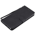 For Xiaomi Redmi Note 6 Pro Case Solid Color Leather Mobile Cover Wallet Stand with Strap