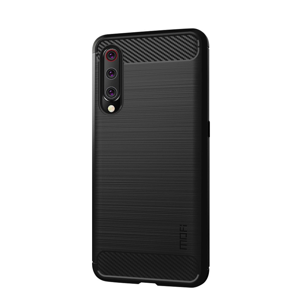 MOFI Carbon Fiber Texture Brushed TPU Phone Case for Xiaomi Mi 9