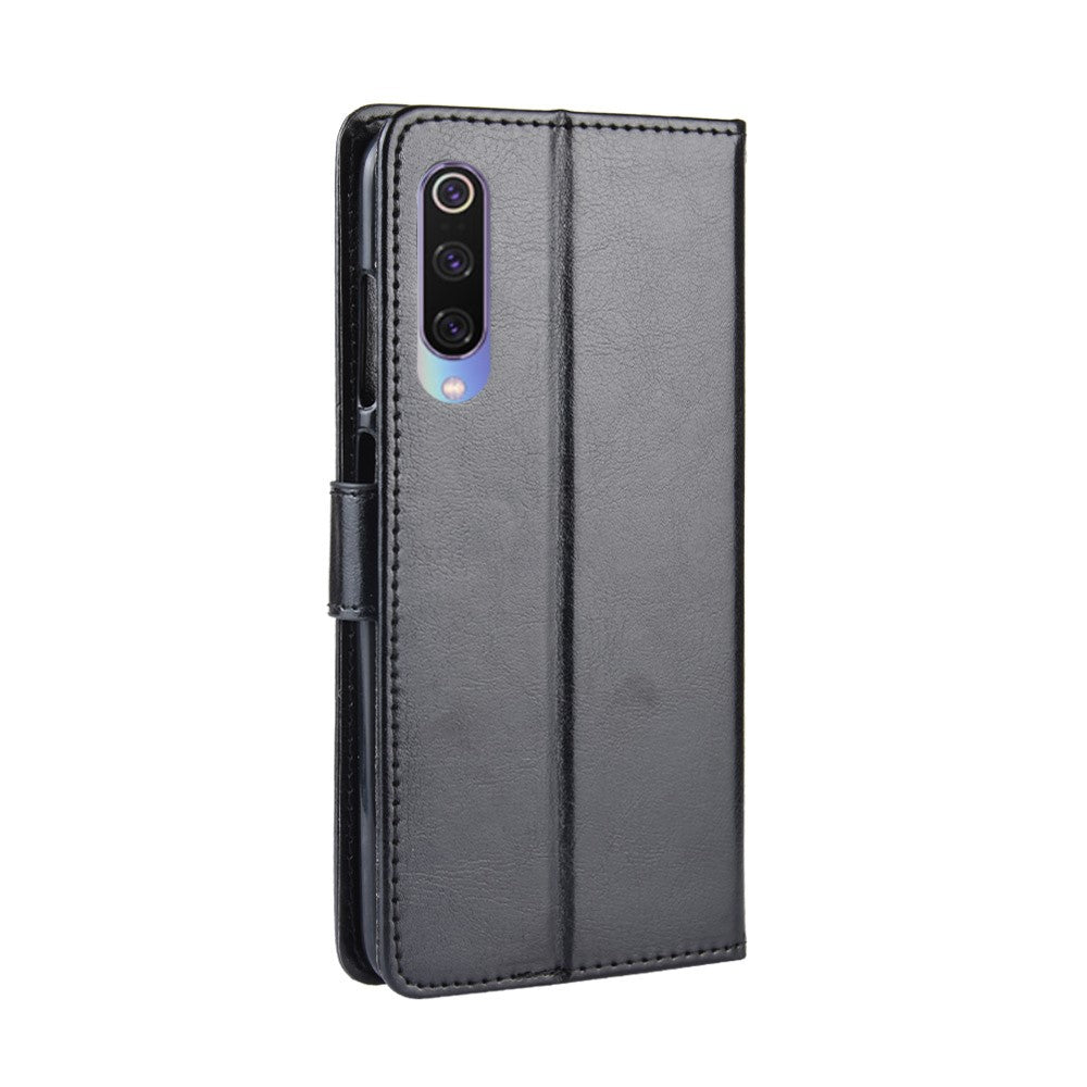 Crazy Horse Wallet Leather Protection Case for Xiaomi Mi 9