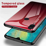 Scratch Resistant Gradient Glass TPU + PC Phone Case for Xiaomi Redmi Note 7S / Note 7