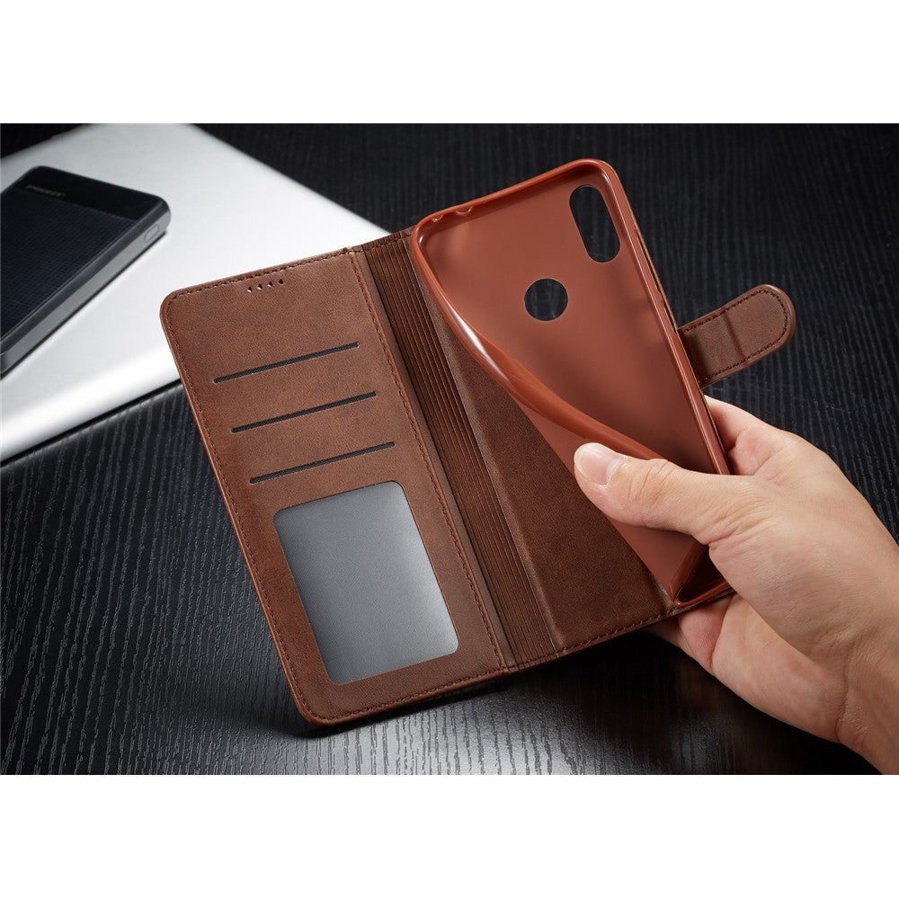 LC.IMEEKE Leather Wallet Stand Case for Xiaomi Redmi Note 7S / Note 7 / Note 7 Pro (India)