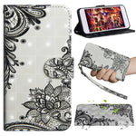 Light Spot Decor Patterned Leather Wallet Case for Xiaomi Redmi Note 7S / Note 7 / Note 7 Pro (India)