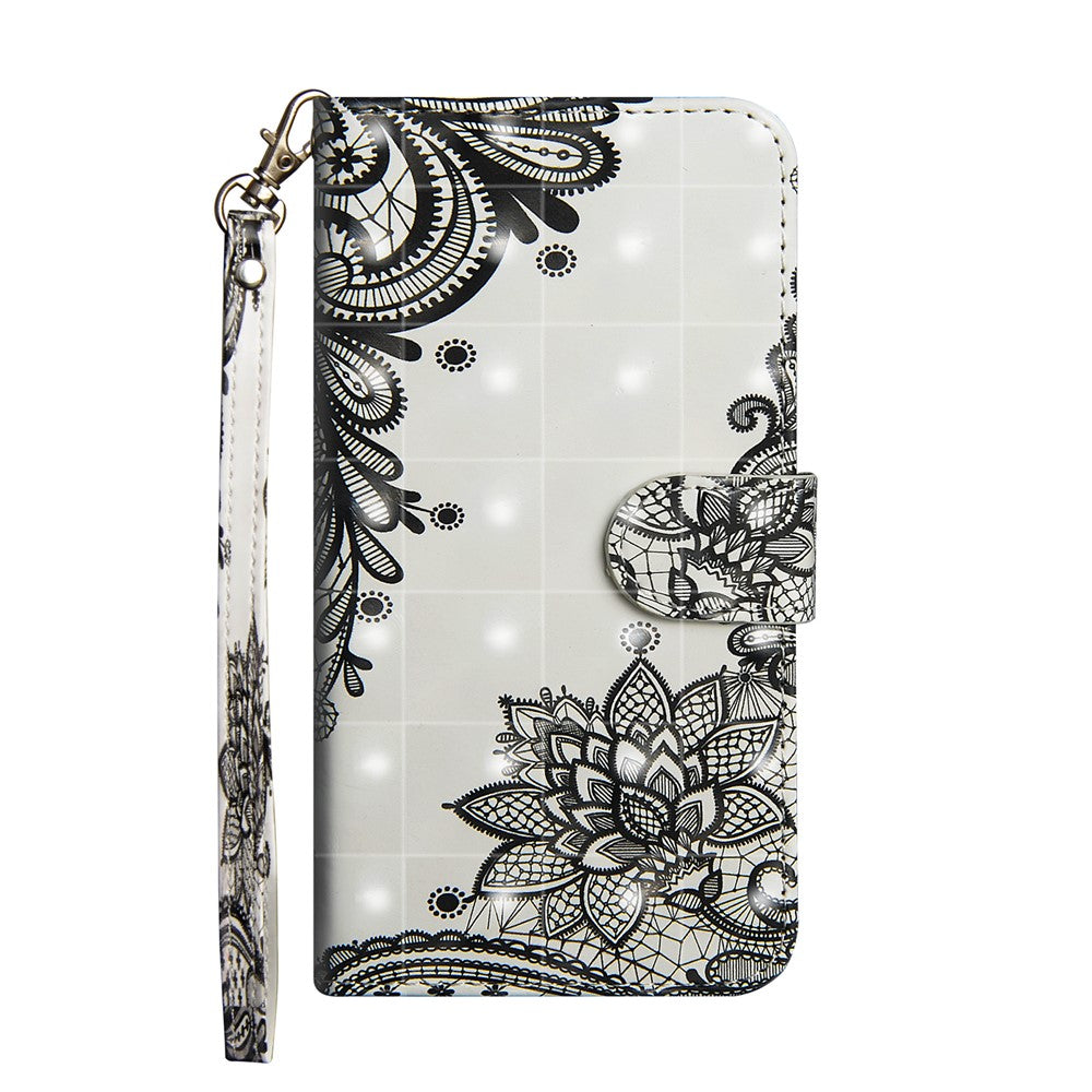 Light Spot Decor Patterned Leather Wallet Case for Xiaomi Redmi Note 7S / Note 7 / Note 7 Pro (India)