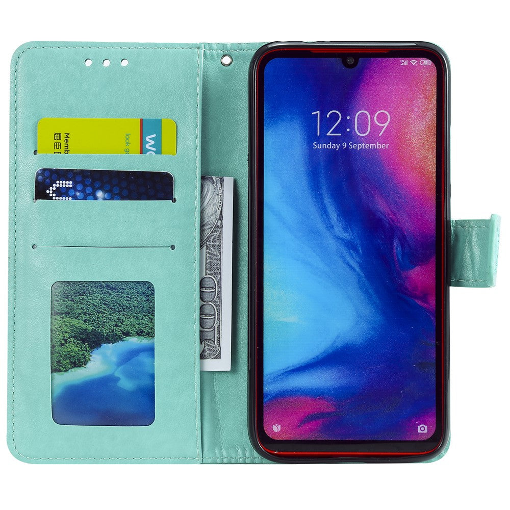 Imprint Mandala Pattern Wallet Stand Leather Flip Case for Xiaomi Redmi Note 7S / Note 7 / Note 7 Pro (India)