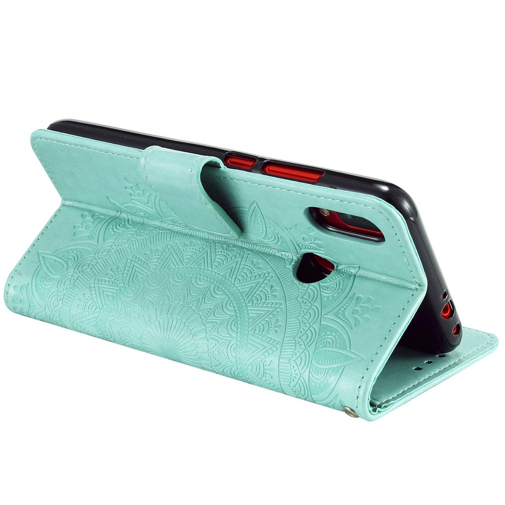Imprint Mandala Pattern Wallet Stand Leather Flip Case for Xiaomi Redmi Note 7S / Note 7 / Note 7 Pro (India)