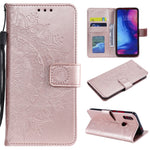 Imprint Mandala Pattern Wallet Stand Leather Flip Case for Xiaomi Redmi Note 7S / Note 7 / Note 7 Pro (India)