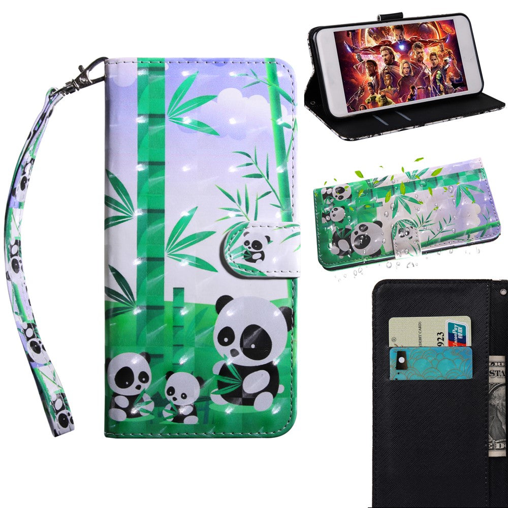 Light Spot Decor Leather Wallet Phone Case Cover for Xiaomi Redmi Note 7 / Note 7S / Note 7 Pro (India)