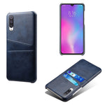 Double Card Slots PU Leather Coated PC Case Xiaomi Mi CC9 / Mi CC9 Meitu Edition /  Mi 9 Lite