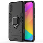 Cool Guard Ring Holder Kickstand Plastic TPU Combo Case for Xiaomi Mi 9 Lite/ Mi CC9/ Mi CC9 Meitu Edition