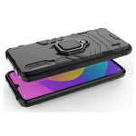 Cool Guard Ring Holder Kickstand Plastic TPU Combo Case for Xiaomi Mi 9 Lite/ Mi CC9/ Mi CC9 Meitu Edition