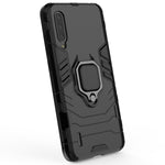Cool Guard Ring Holder Kickstand Plastic TPU Combo Case for Xiaomi Mi 9 Lite/ Mi CC9/ Mi CC9 Meitu Edition