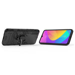Cool Guard Ring Holder Kickstand Plastic TPU Combo Case for Xiaomi Mi 9 Lite/ Mi CC9/ Mi CC9 Meitu Edition