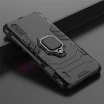 Cool Guard Ring Holder Kickstand Plastic TPU Combo Case for Xiaomi Mi 9 Lite/ Mi CC9/ Mi CC9 Meitu Edition