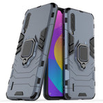 Cool Guard Ring Holder Kickstand Plastic TPU Combo Case for Xiaomi Mi 9 Lite/ Mi CC9/ Mi CC9 Meitu Edition
