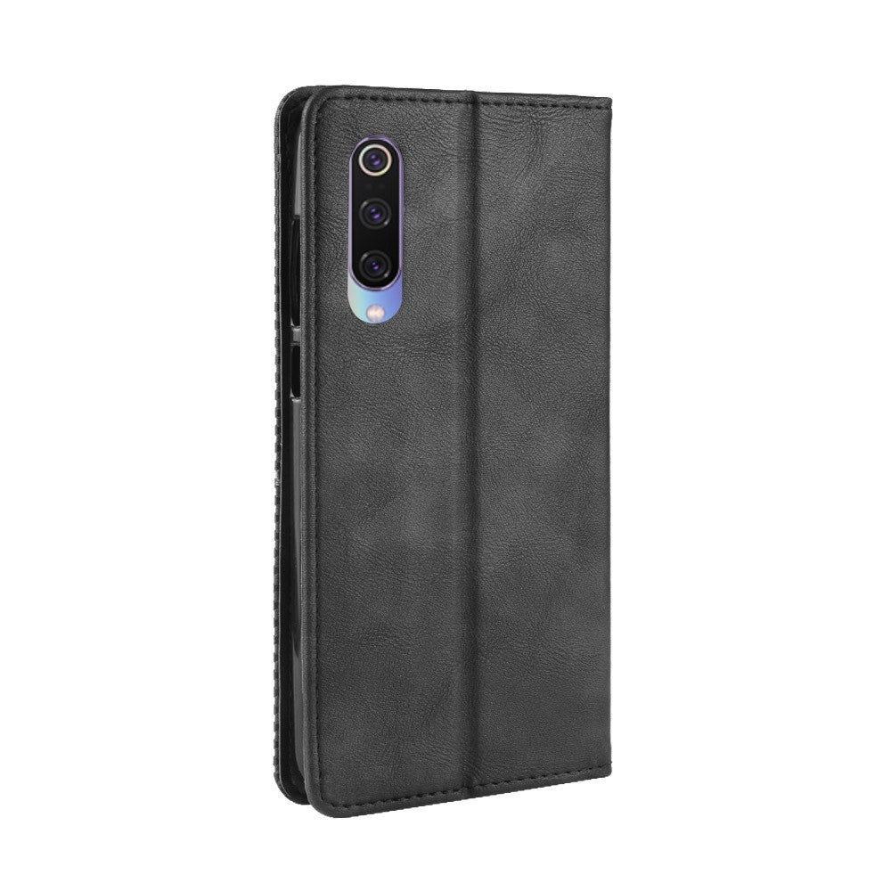 Vintage Style PU Leather Wallet Stand Phone Case for Xiaomi Mi CC9 / Mi CC9 Meitu Edition/ Mi 9 Lite