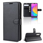 Litchi Skin Leather Wallet Stand Cell Phone Case for Xiaomi Mi CC9e / Mi A3