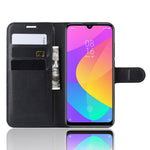Litchi Skin Leather Wallet Stand Cell Phone Case for Xiaomi Mi CC9e / Mi A3