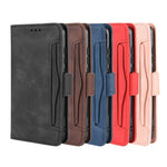 Leather Wallet Stand Cell Covering Case with Multiple Card Slots for Xiaomi Mi 9 Lite/ Mi CC9/ Mi CC9 Meitu Edition