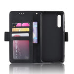 Leather Wallet Stand Cell Covering Case with Multiple Card Slots for Xiaomi Mi 9 Lite/ Mi CC9/ Mi CC9 Meitu Edition