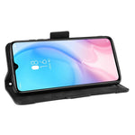 Leather Wallet Stand Cell Covering Case with Multiple Card Slots for Xiaomi Mi 9 Lite/ Mi CC9/ Mi CC9 Meitu Edition