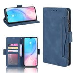 Leather Wallet Stand Cell Covering Case with Multiple Card Slots for Xiaomi Mi 9 Lite/ Mi CC9/ Mi CC9 Meitu Edition