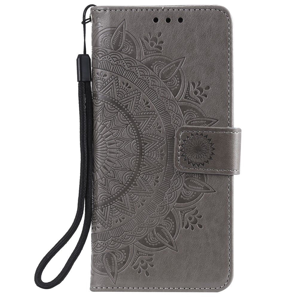 Imprint Flower Leather Wallet Case for Xiaomi Mi CC9e / Mi A3