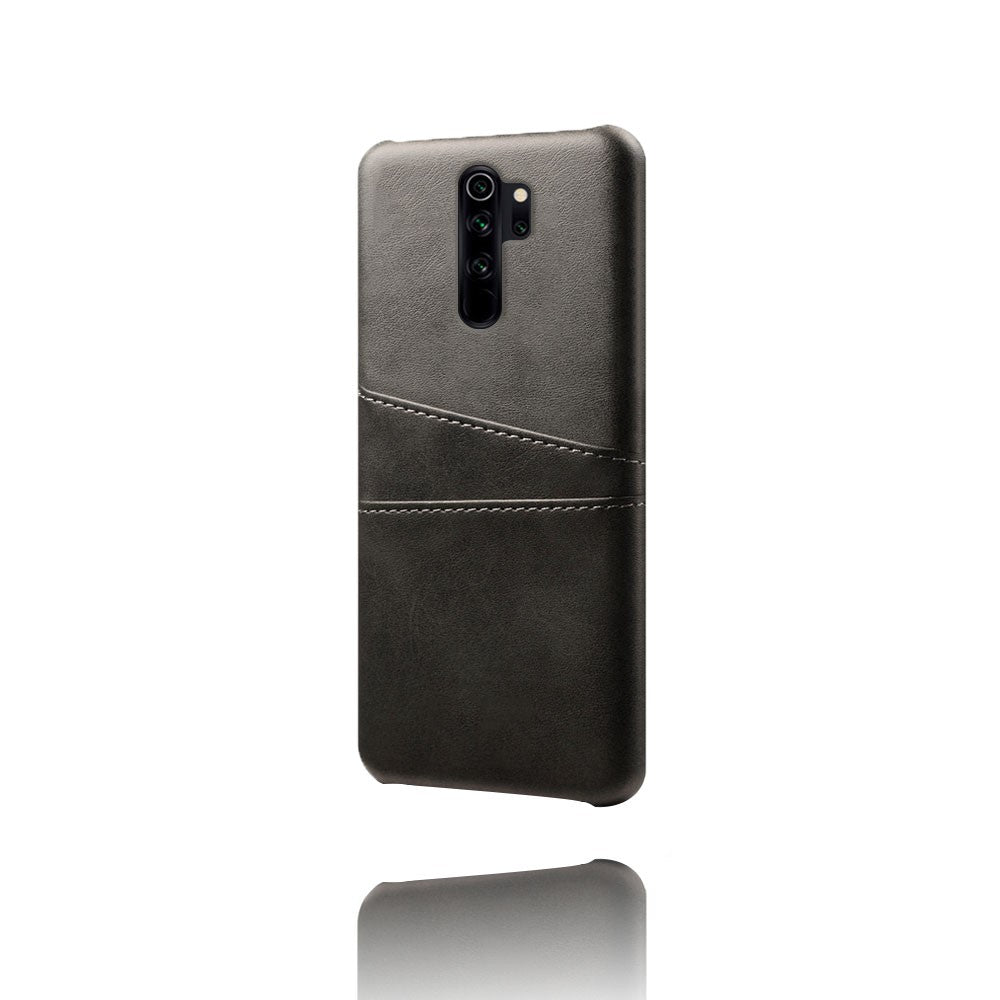 Double Card Slots PU Leather PC Shell Case for Xiaomi Redmi Note 8 Pro