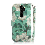 Pattern Printing Leather Wallet Protective Case with Strap for Xiaomi Redmi Note 8 Pro