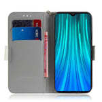 Pattern Printing Leather Wallet Protective Case with Strap for Xiaomi Redmi Note 8 Pro