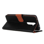 Split Leather Wallet Stand Covering Case Shell for Xiaomi Redmi Note 8 Pro