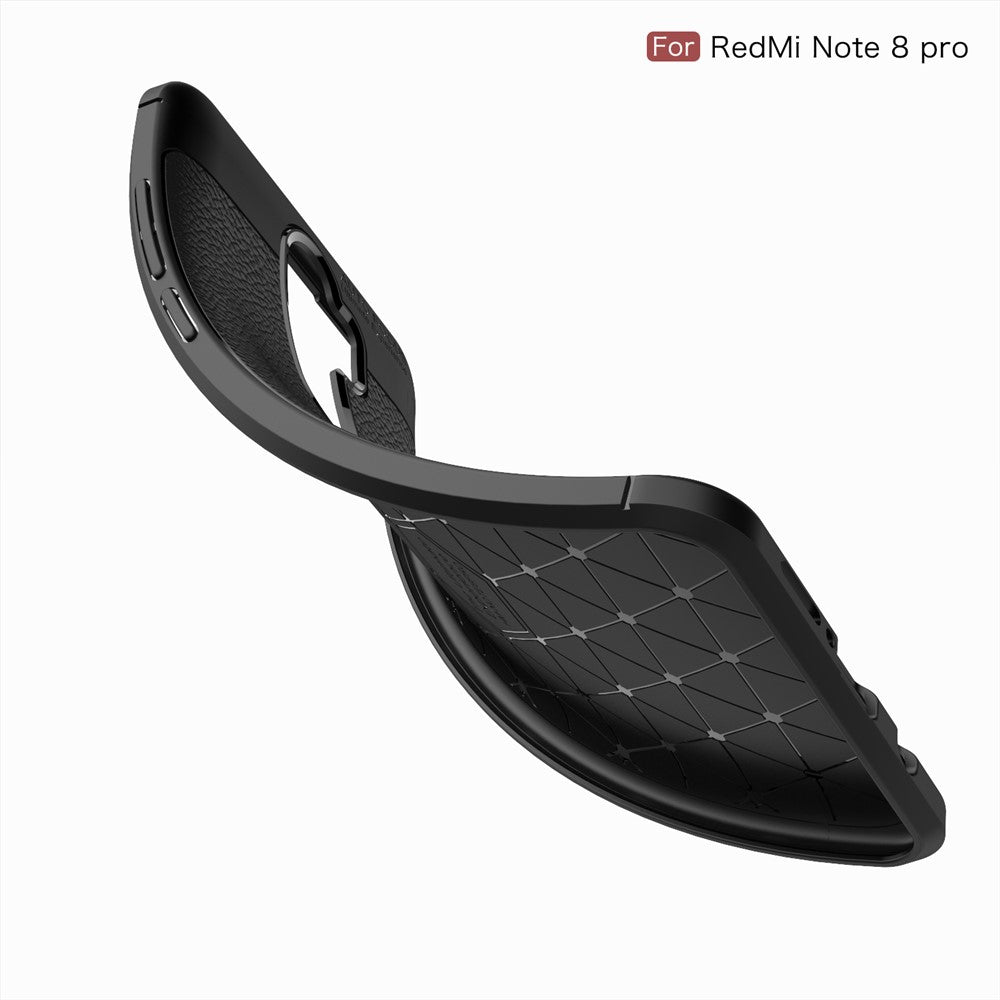 Litchi Texture TPU Case for Xiaomi Redmi Note 8 Pro