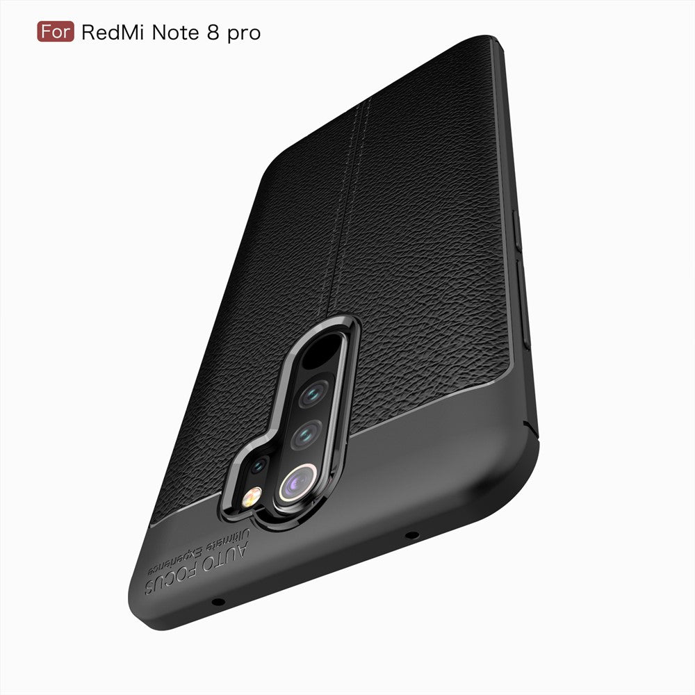 Litchi Texture TPU Case for Xiaomi Redmi Note 8 Pro