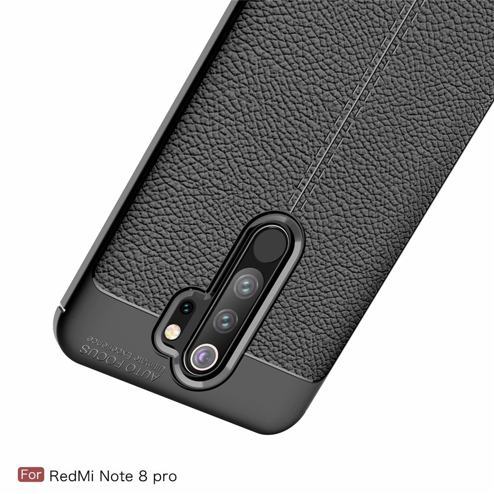 Litchi Texture TPU Case for Xiaomi Redmi Note 8 Pro
