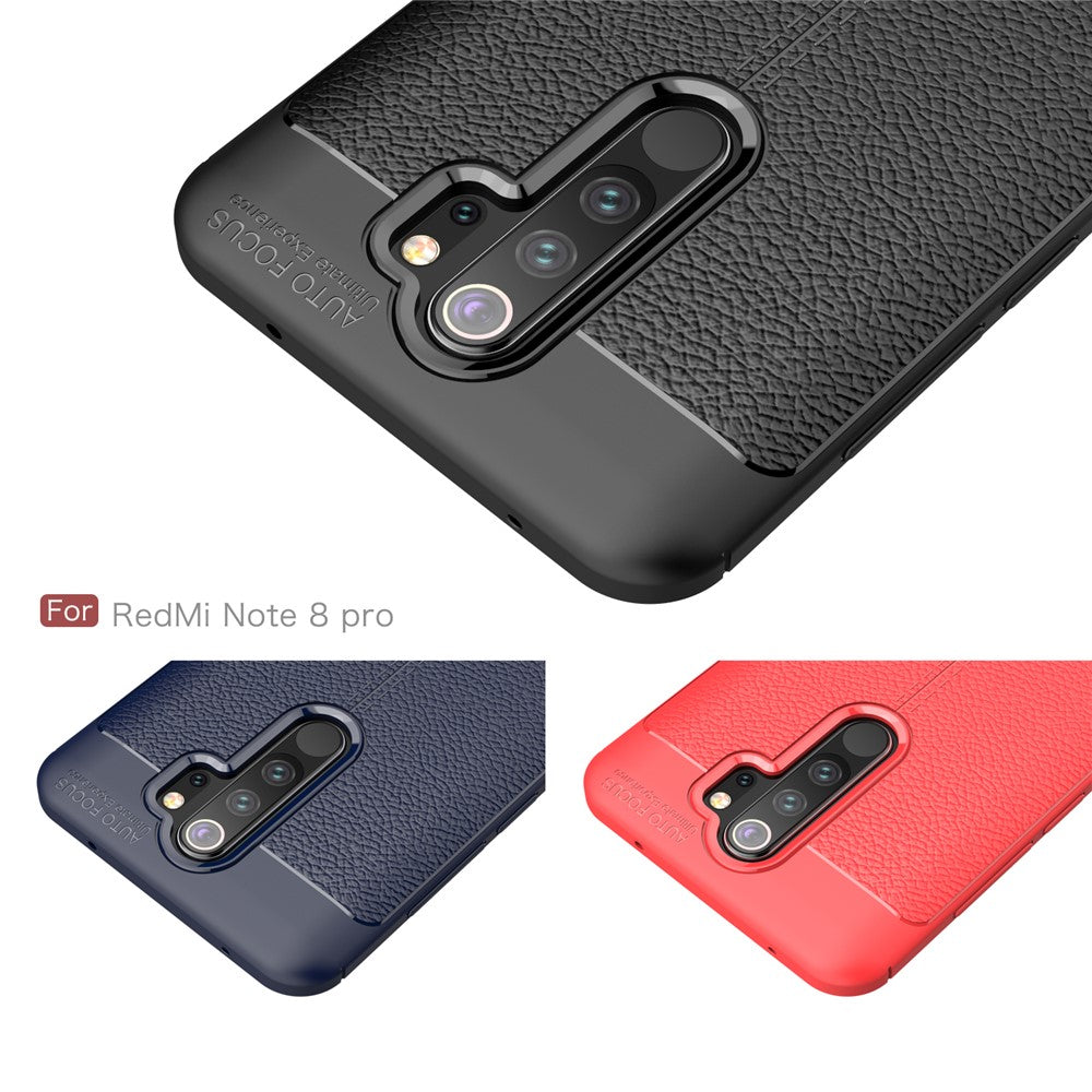 Litchi Texture TPU Case for Xiaomi Redmi Note 8 Pro