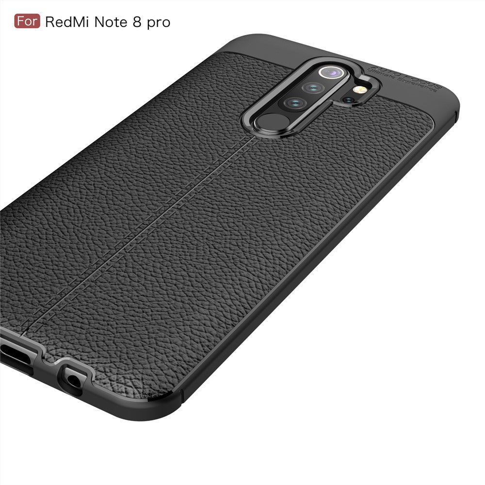 Litchi Texture TPU Case for Xiaomi Redmi Note 8 Pro